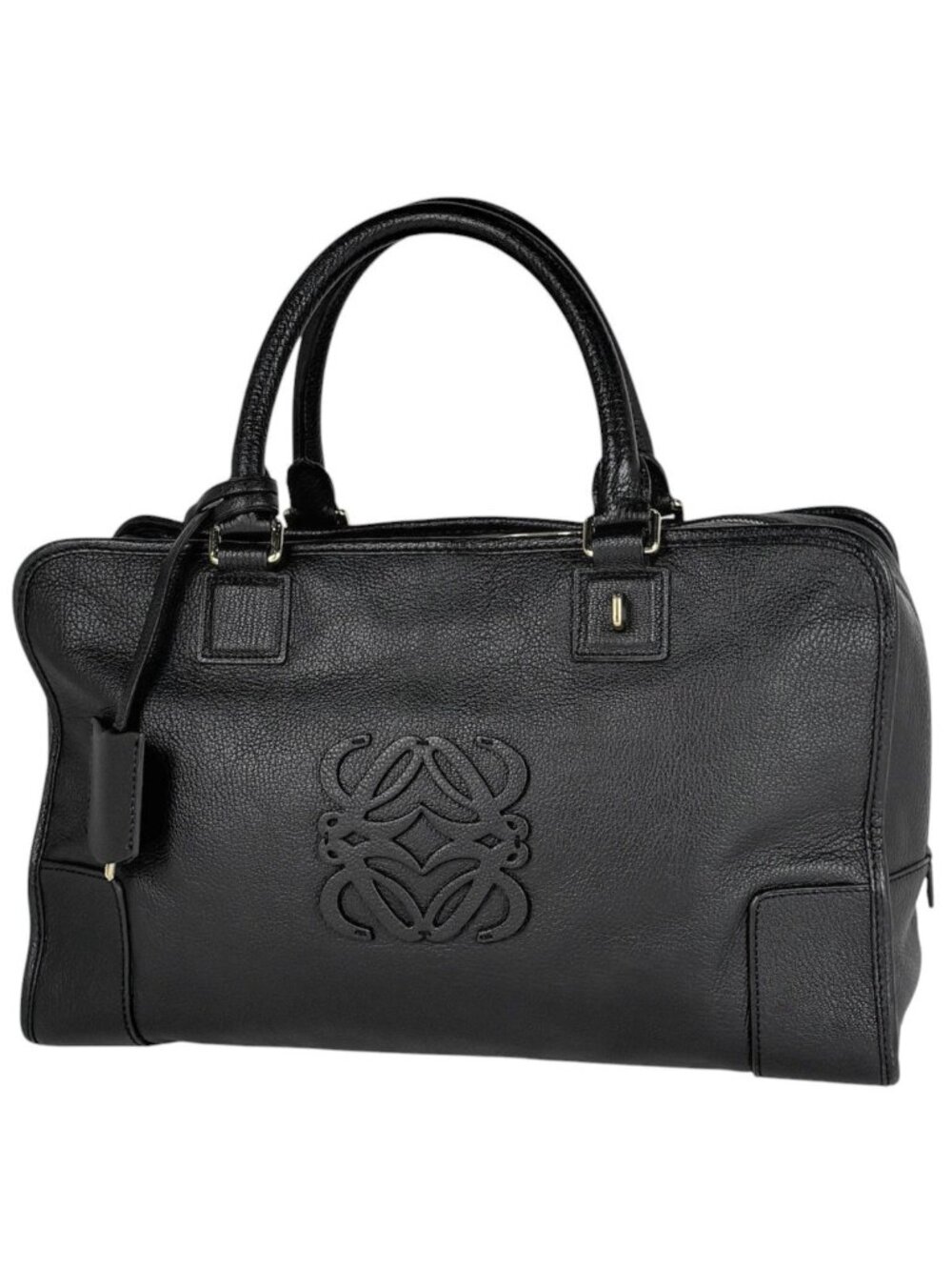 Loewe Handbag Amazona 36 Anagram Leather Black